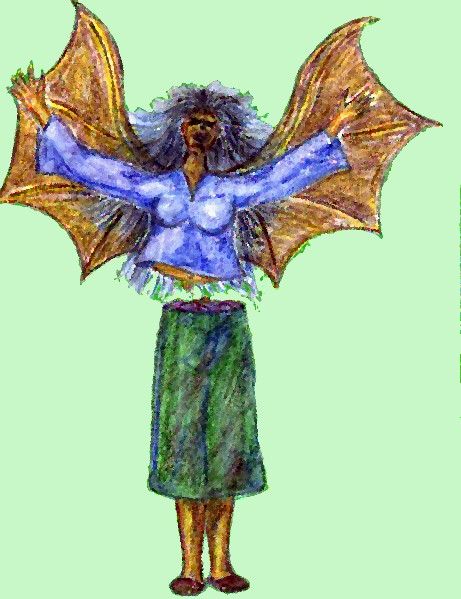 Picture Of Manananggal Of Philippine Folklore