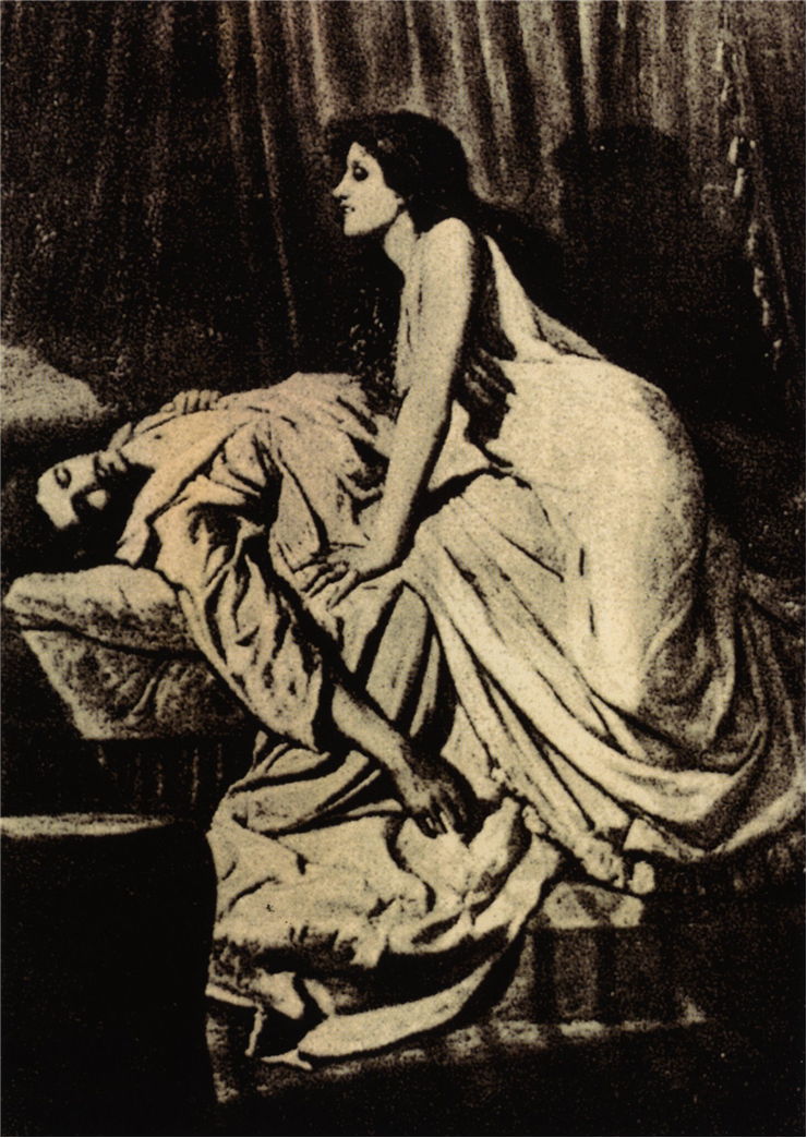 Picture Of The Vampire By Philip Burne Jones 1897